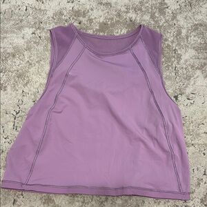 Lululemon Sculpt Cropped Tank Top wisteria purple Size 4